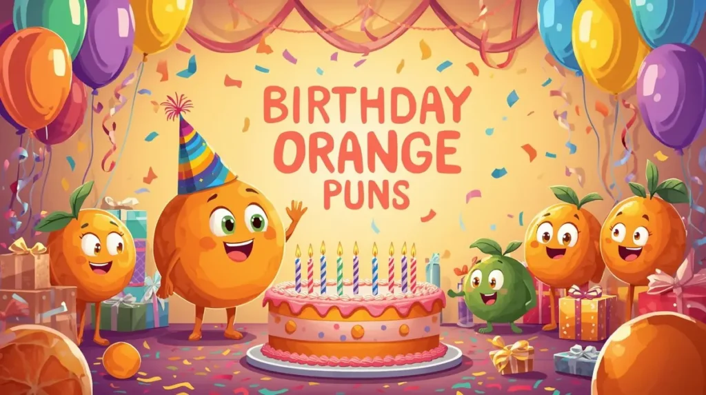 Birthday Oranges Puns
