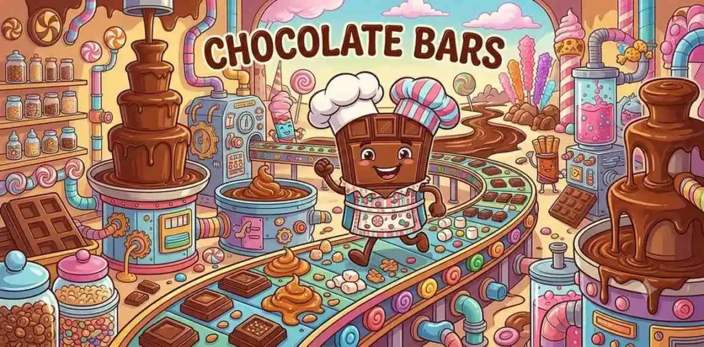 Chocolate bar candy adventure