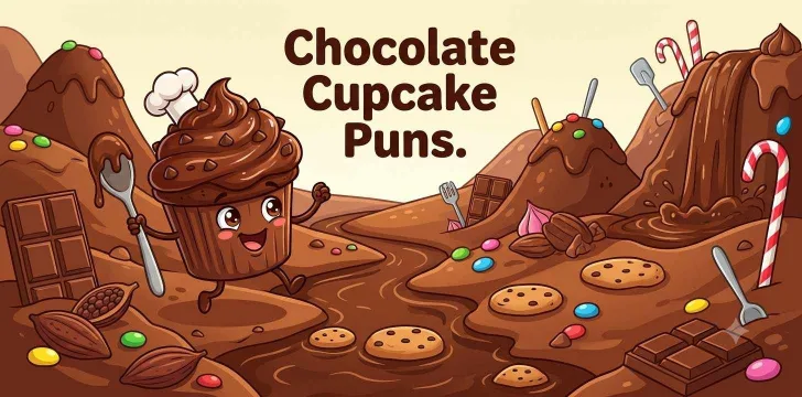 Chocolate Cupcake Puns