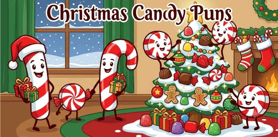 Christmas Candy Puns