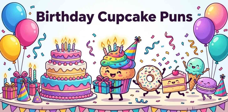 Cupcake Birthday Puns