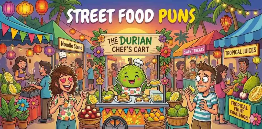 Durian Street Food Puns