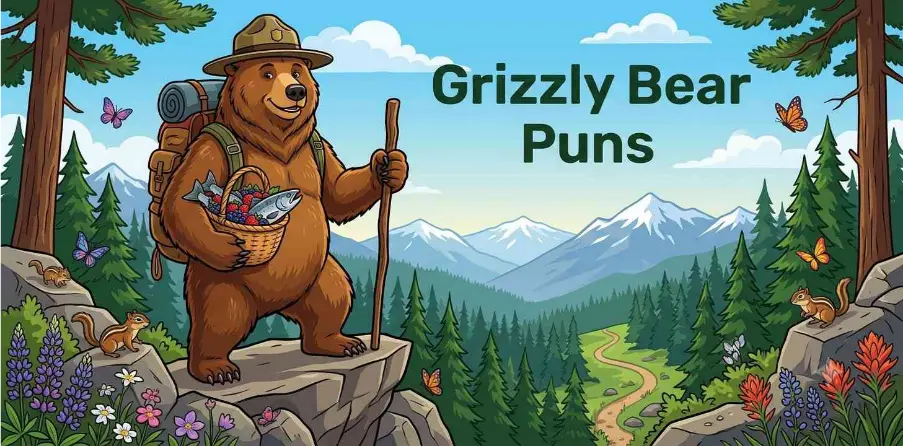 Grizzly Bear Puns