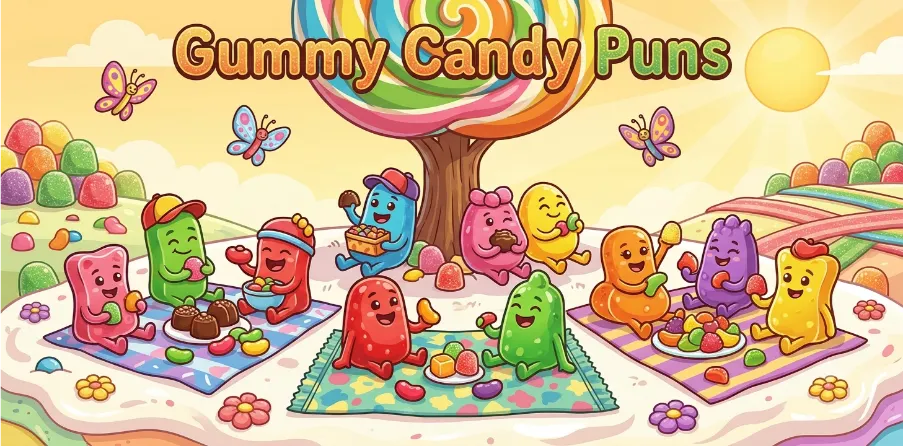 Gummy Candy Puns