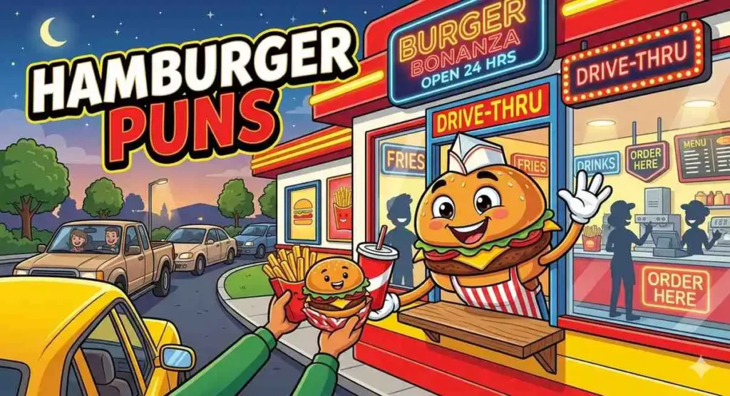 Burger at drive thru
