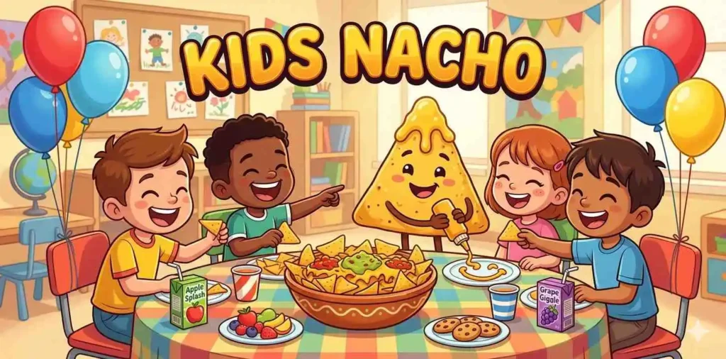 Funny kid nacho snack