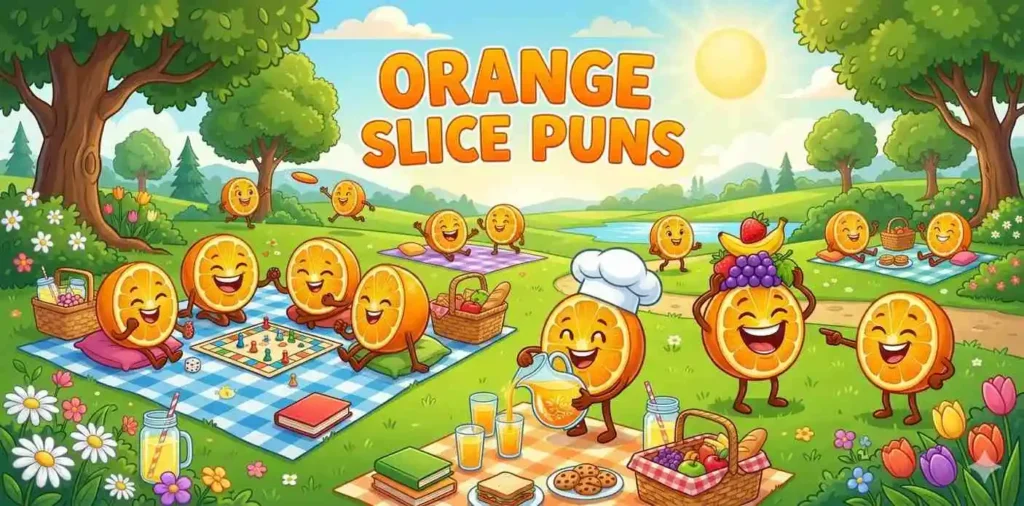 Oranges Slice Puns