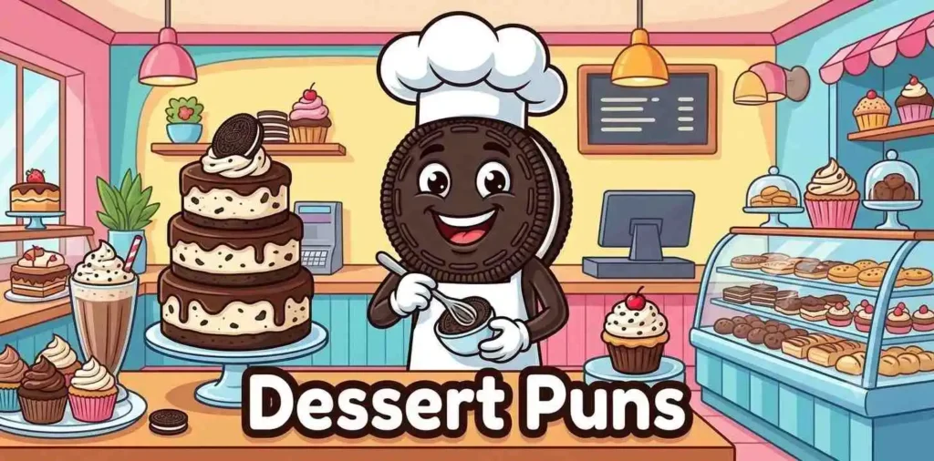 Oreo dessert character baking sweets