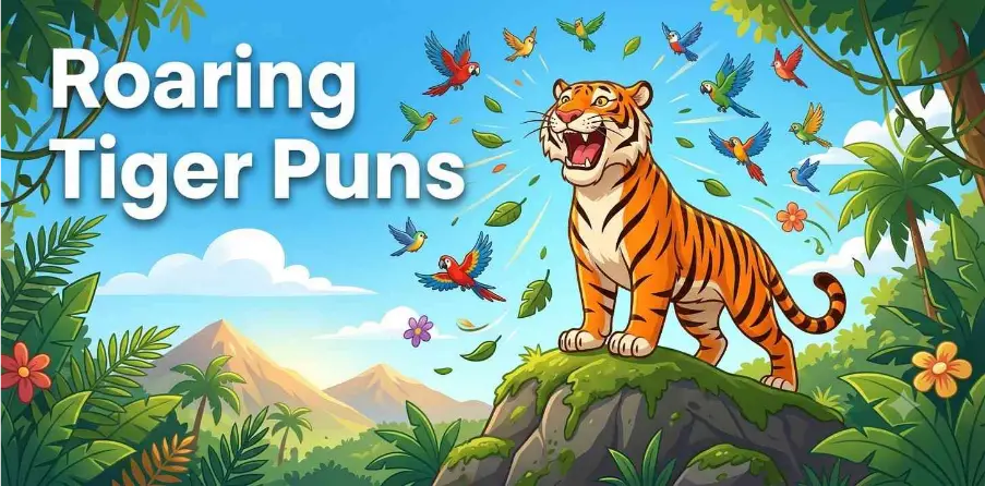 Roaring Tiger Puns