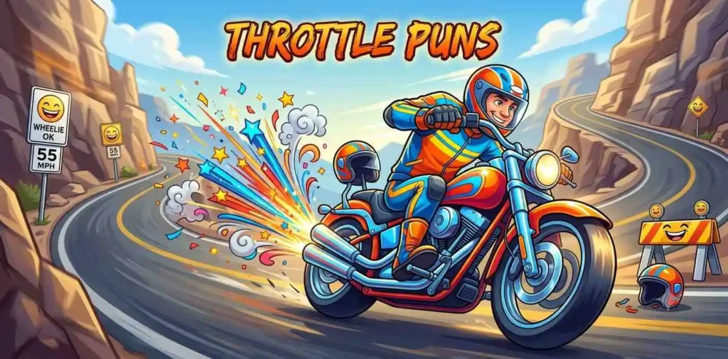biker twisting throttle