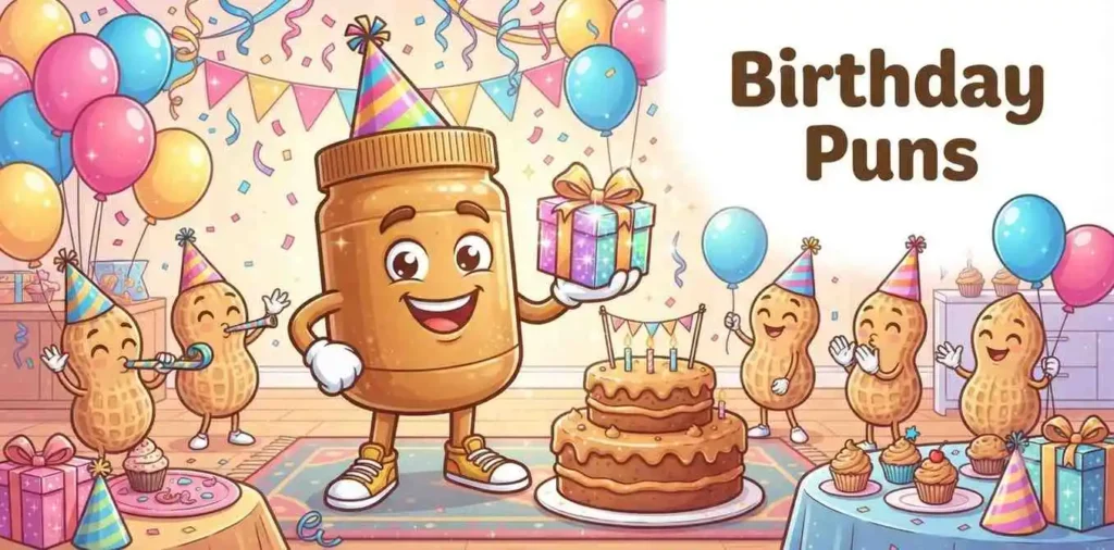 Birthday peanut butter celebration
