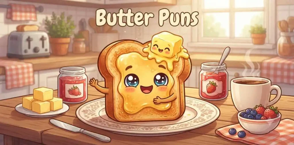 Butter toast breakfast