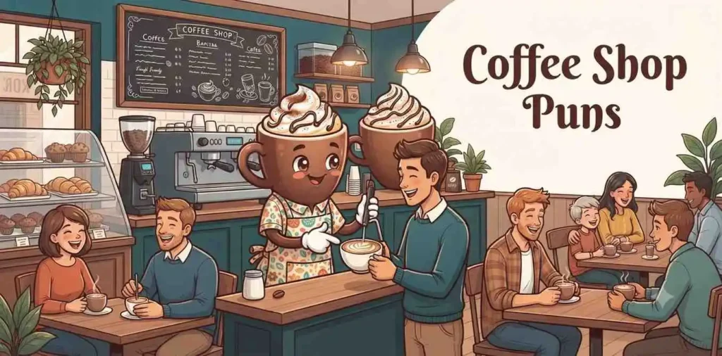 Happy café mocha friends