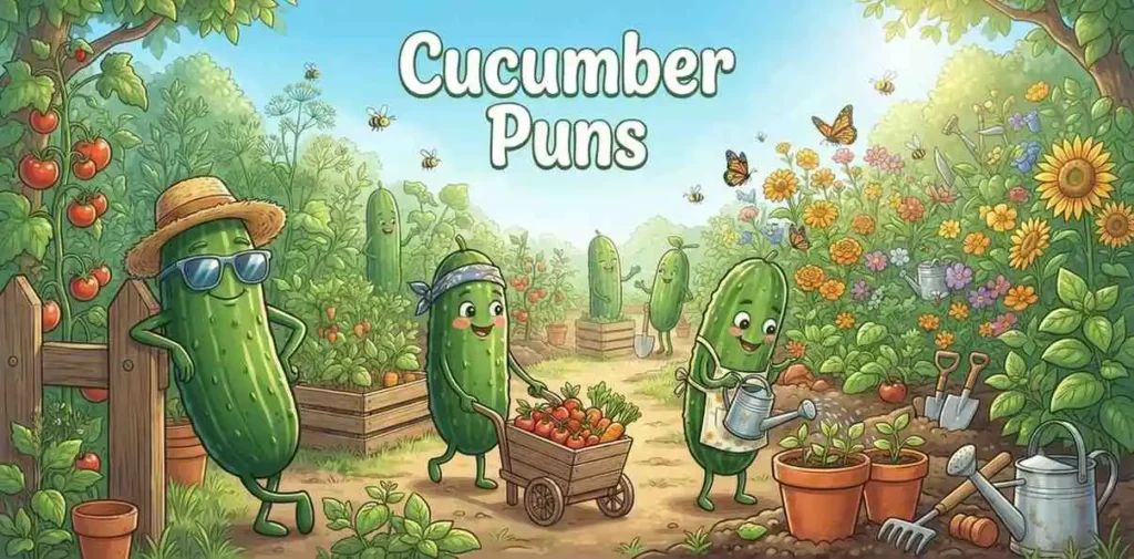 Funny  cucumber friends