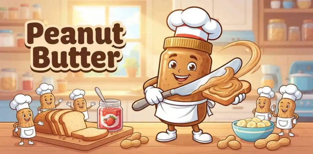 Peanut butter chef mascot