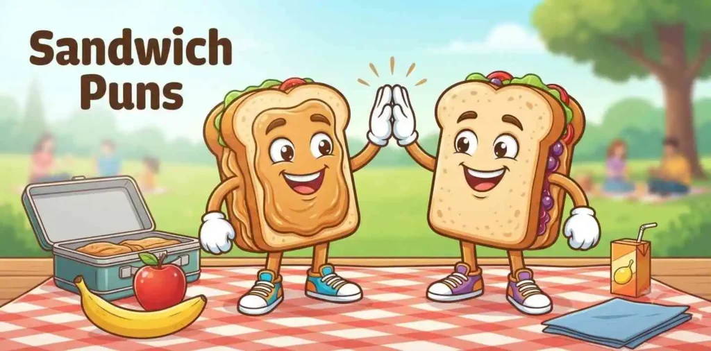 Peanut butter sandwich characters