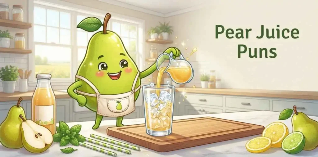 Fresh pear juice