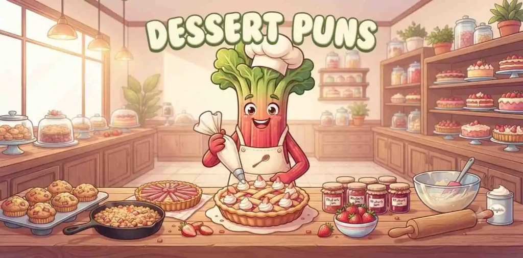 rhubarb dessert party