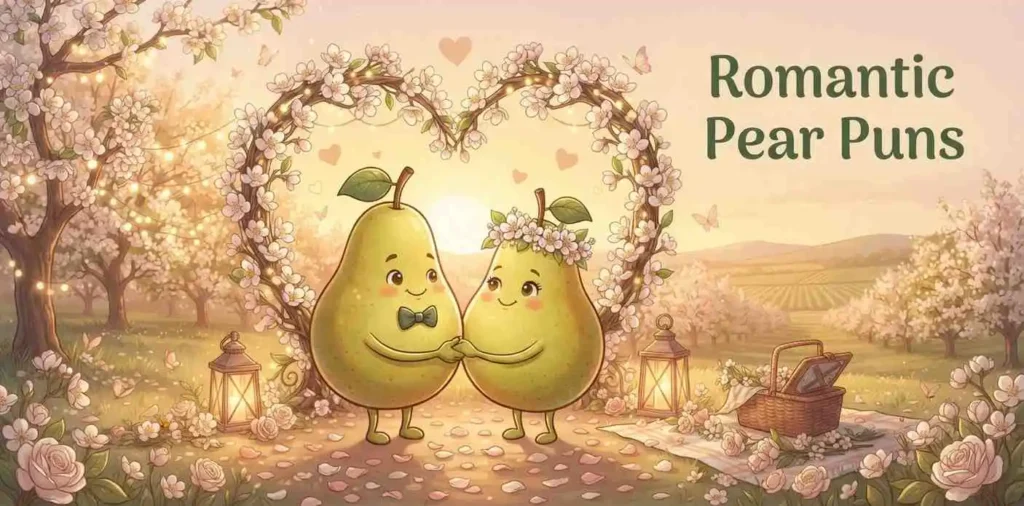 Cute pear couple together