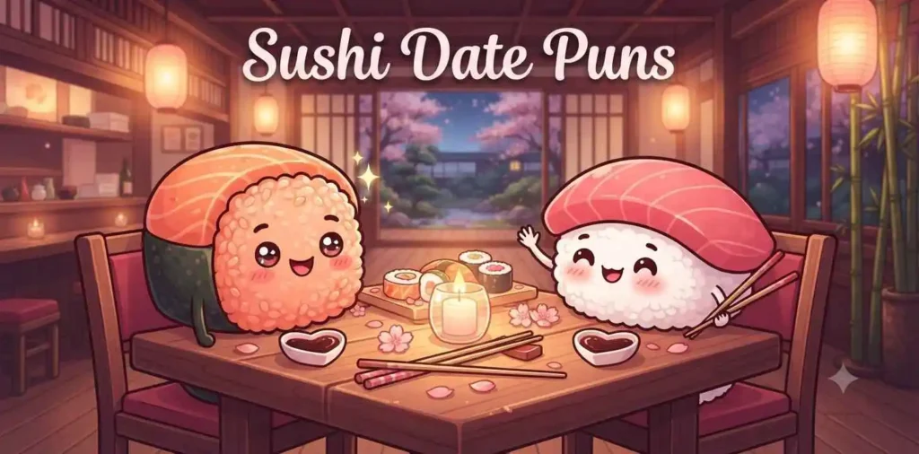 Romantic sushi dinner date