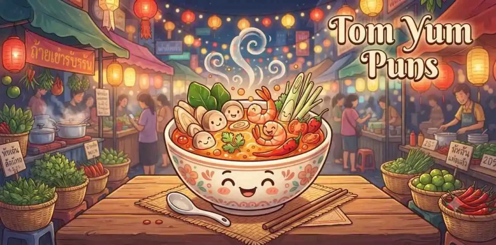 Funny Tom Yum soup