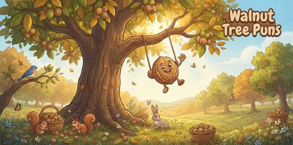 Walnut tree scene
