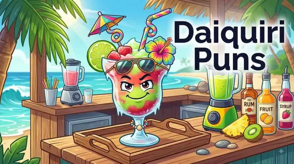 Cute frozen daiquiri drink