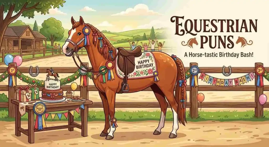 Equestrian horse birthday party