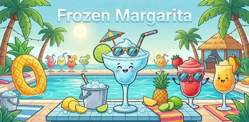 Frozen margarita summer