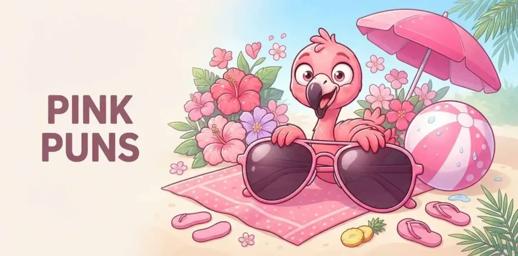 Pink flamingo surrounded by flowers