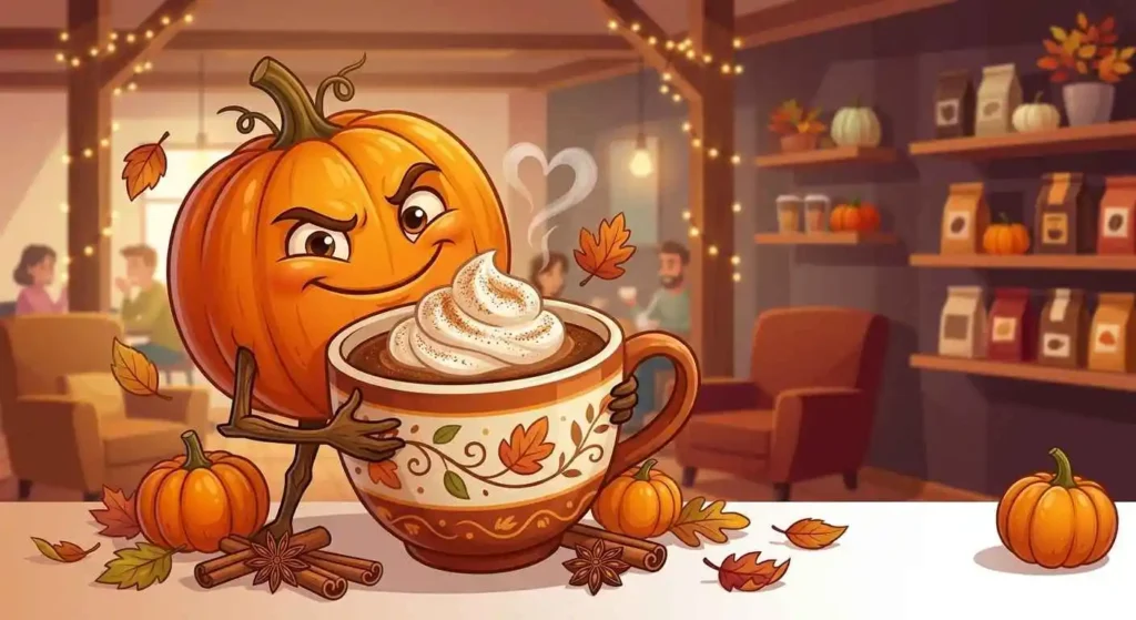 Funny pumpkin coffee puns