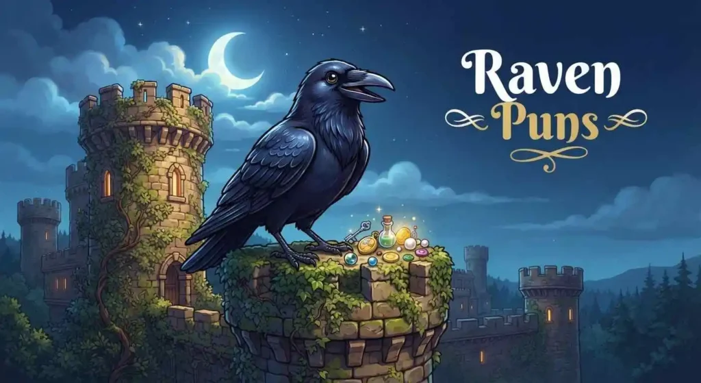 Funny  raven puns