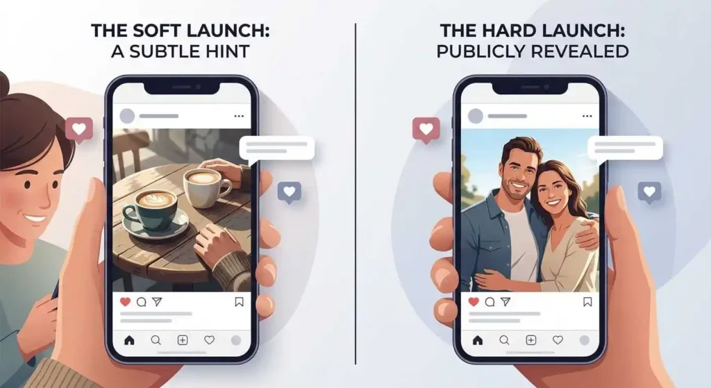 Illustration comparing ghosting, breadcrumbing, and orbiting in digital relationships.