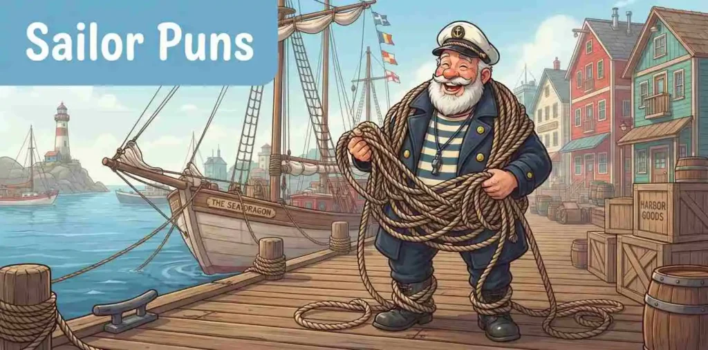 Funny sailor nautical