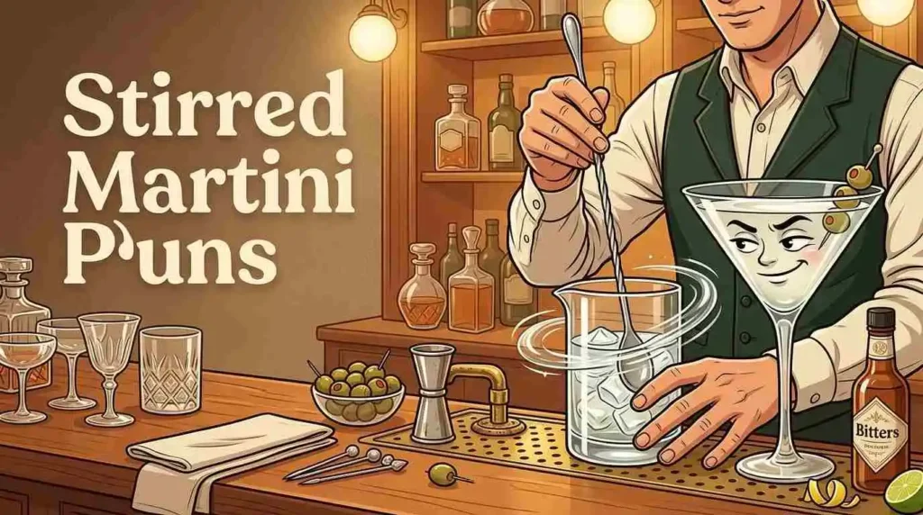 Stirred martini  character