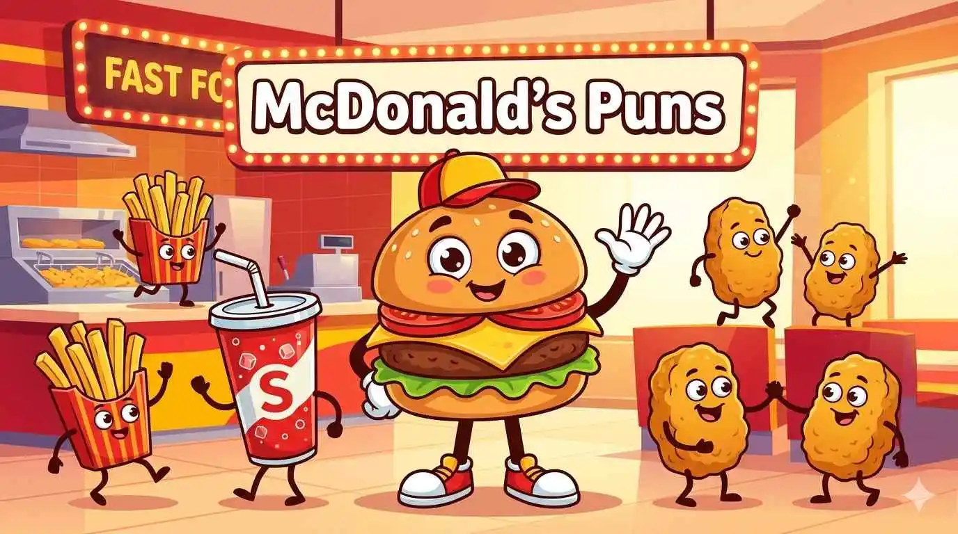 Cute fast food characters