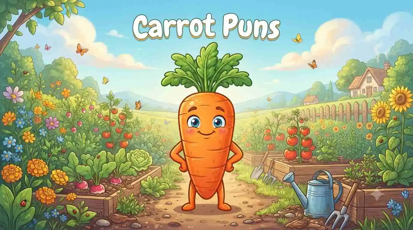 Cute smiling carrot