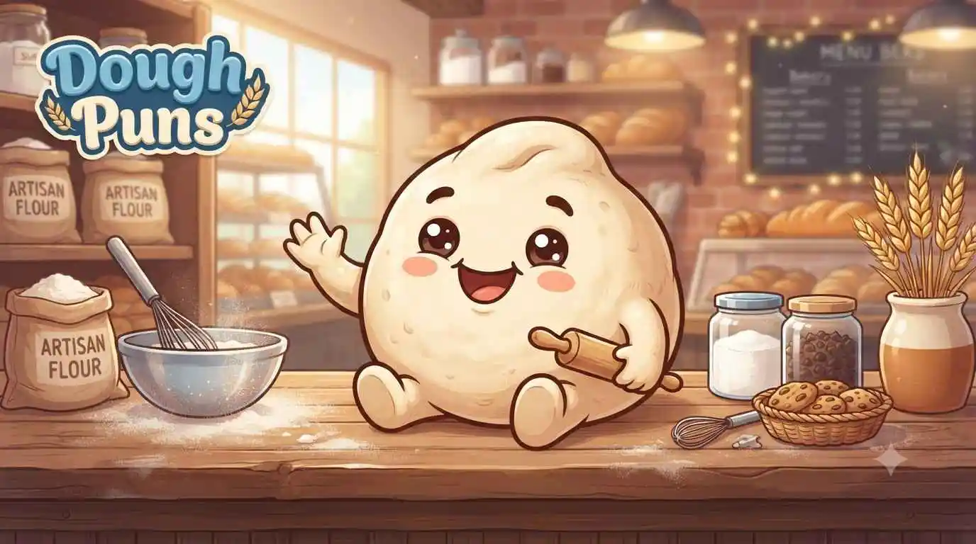 Cute dough character baking