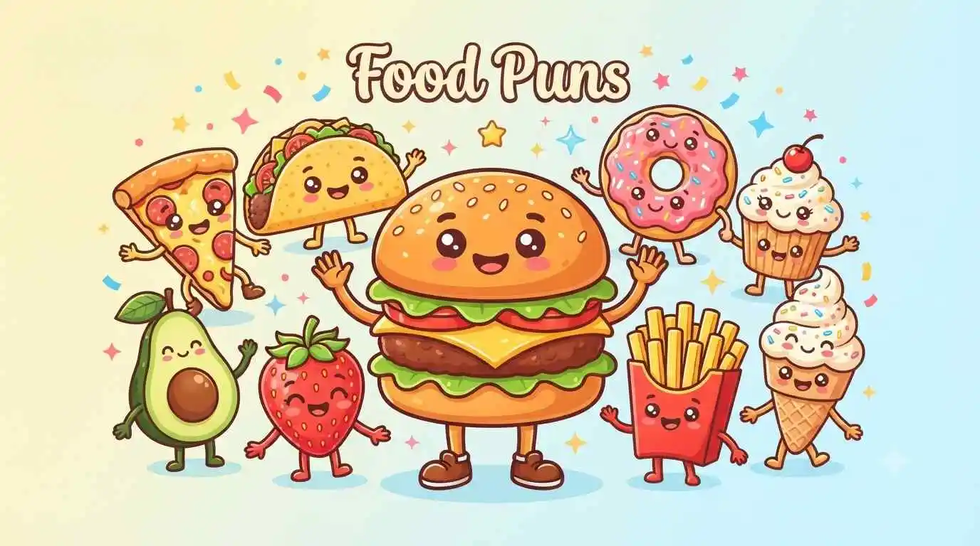Happy food friends