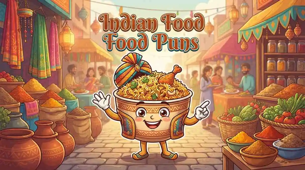 Cute Indian food characters