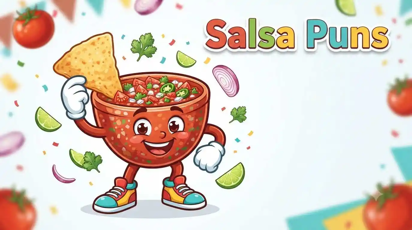 Happy salsa bowl mascot