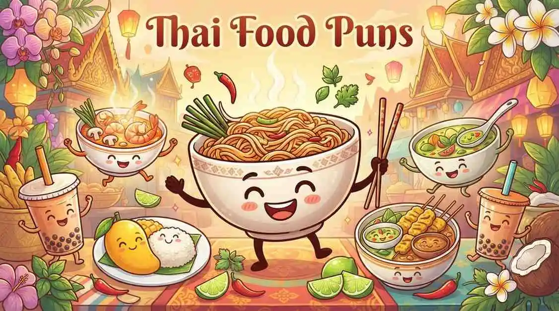 Cute Thai food characters