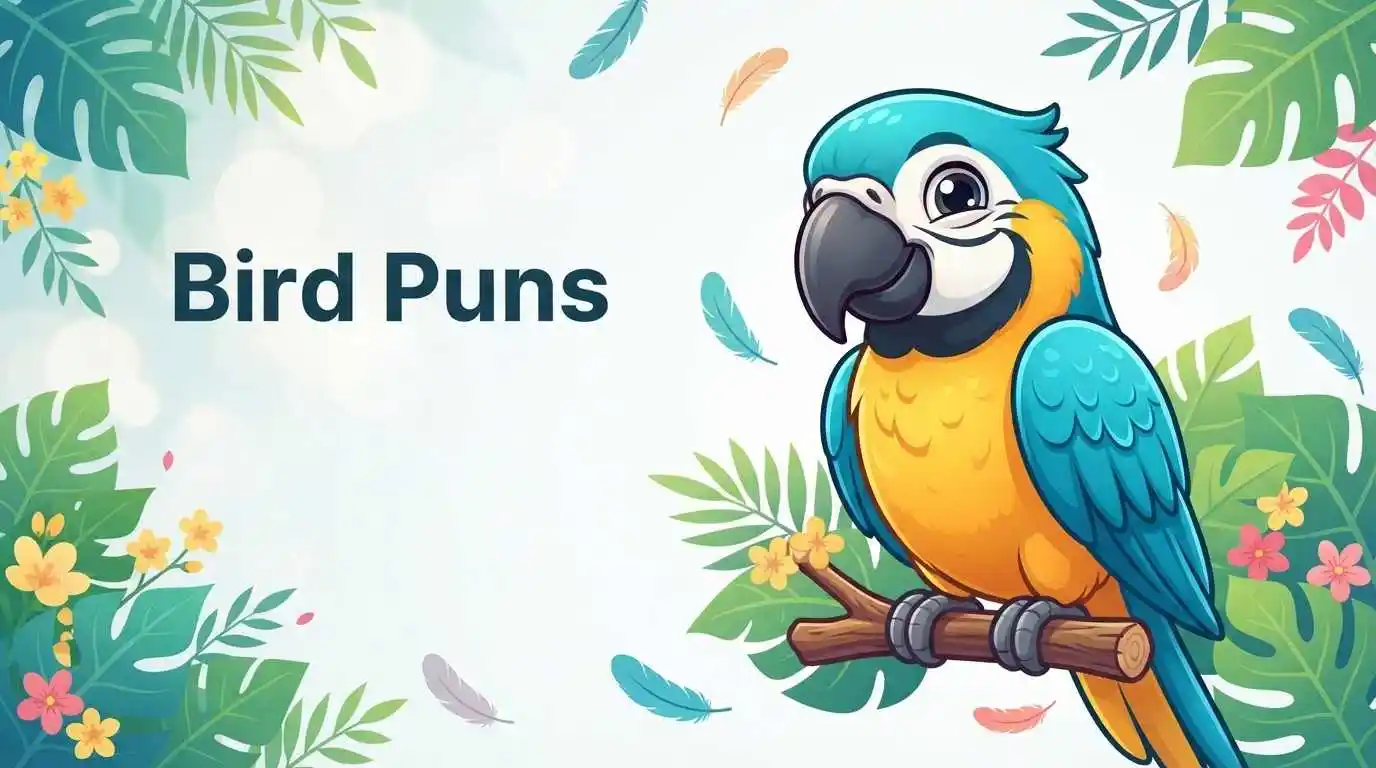 Colorful bird character
