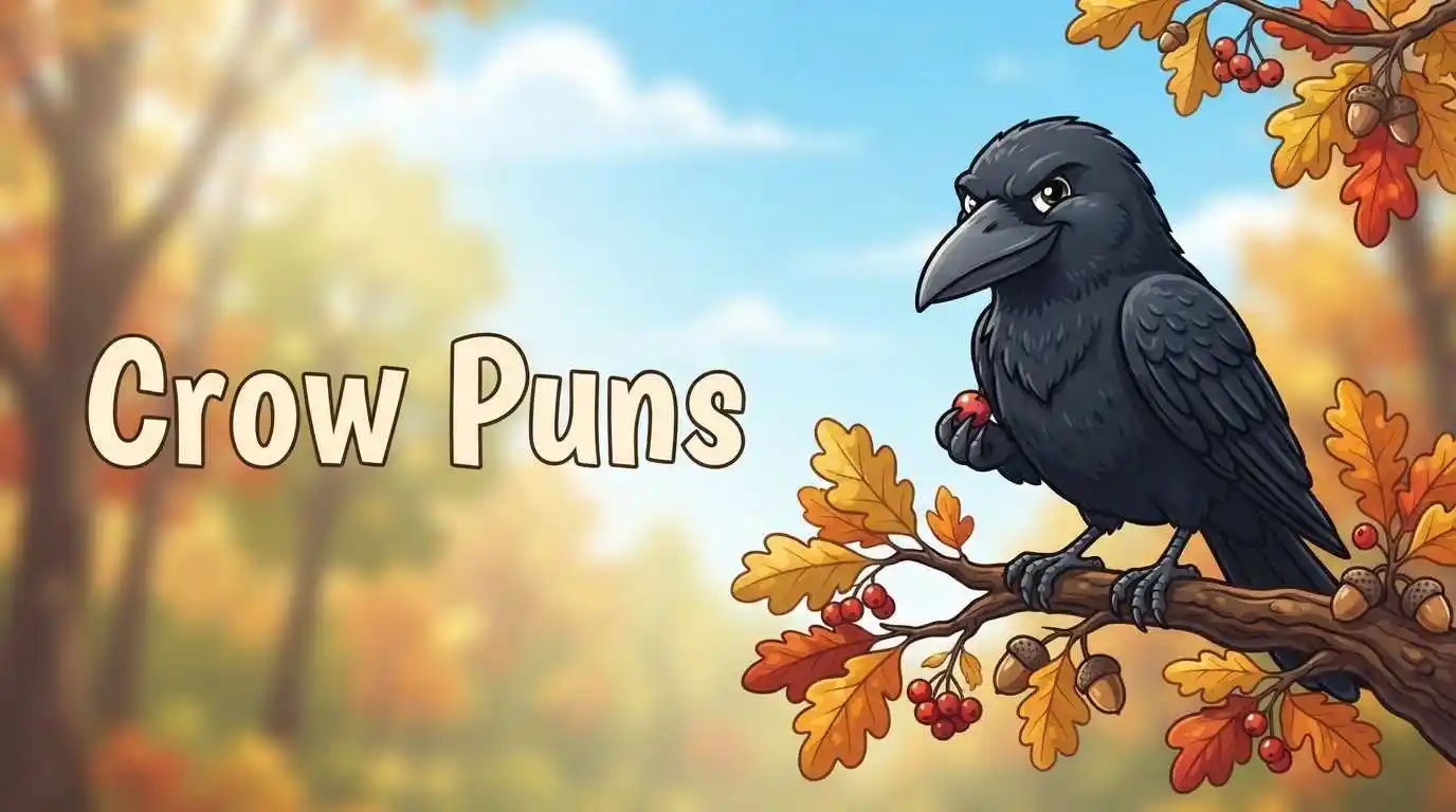 Funny crow pun